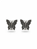 Ishhaara Oxidised Butterfly Bugadi Earclips Earrings