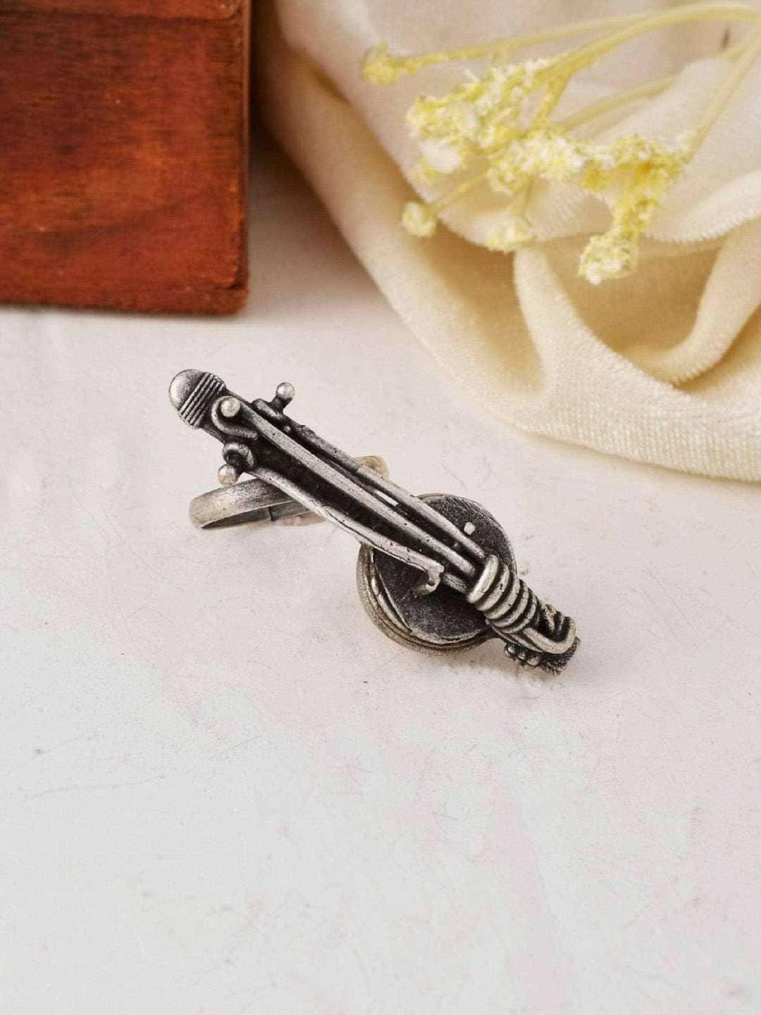 Ishhaara Oxidised Sangeet Veena Ring