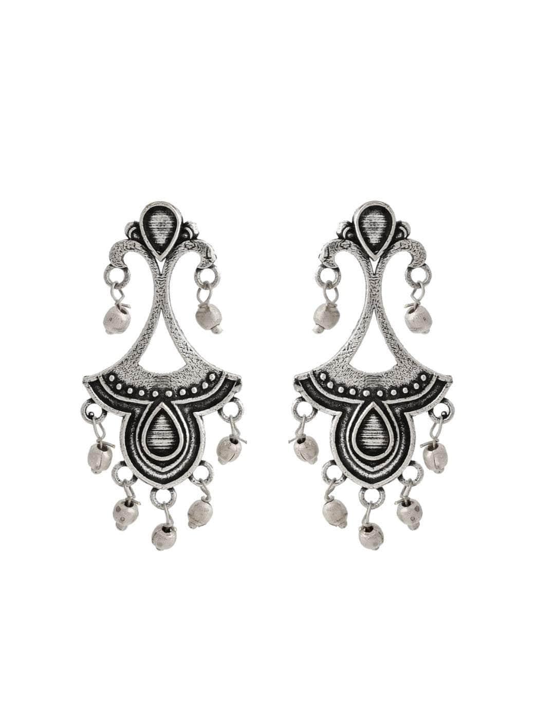 Ishhaara Oxidized Bhairavi Earrings