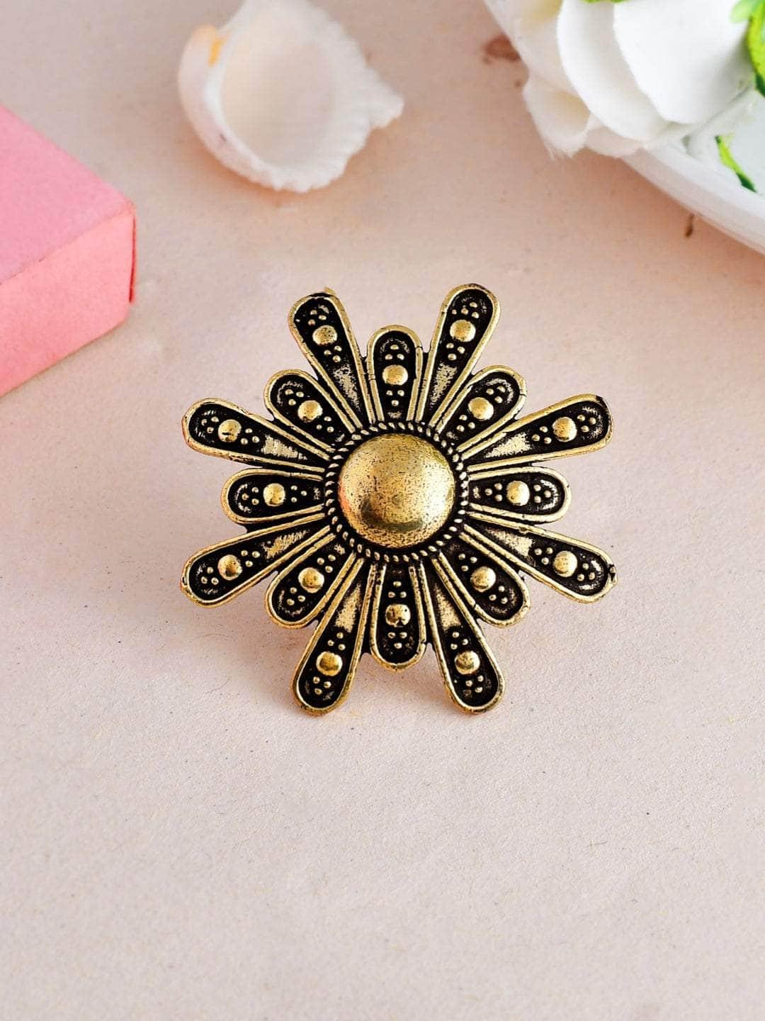 Ishhaara Oxidized Suryakar Ring