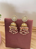 Ishhaara Pachi Kundan And Pink Beads Studded Bridal Choker