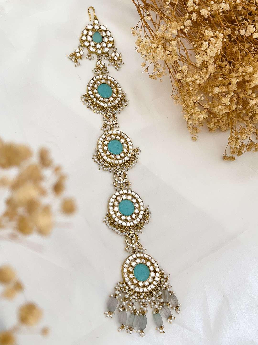 Ishhaara Pachi Kundan Bridal Chotti