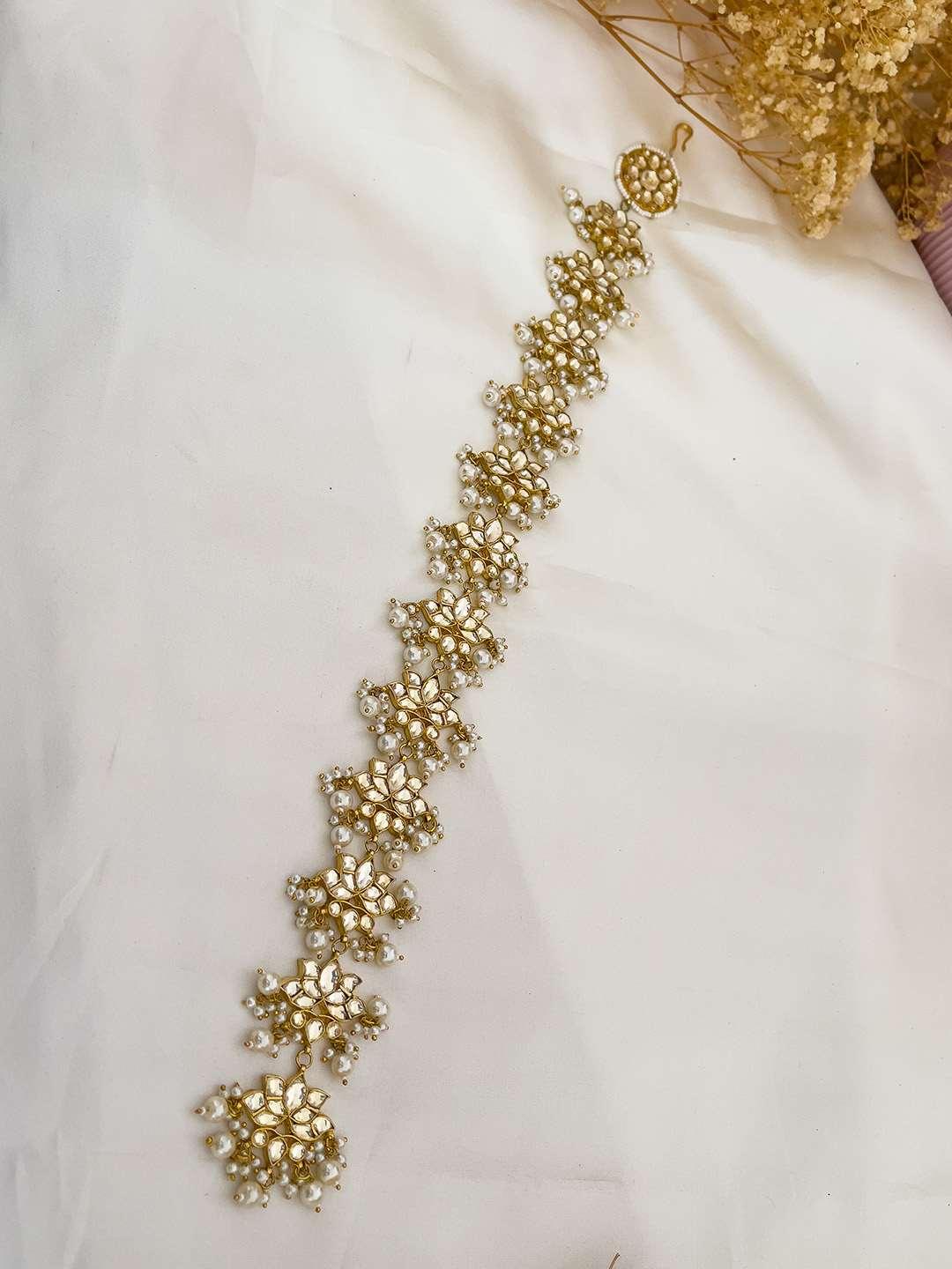 Ishhaara Pachi Kundan Lotus Chotti