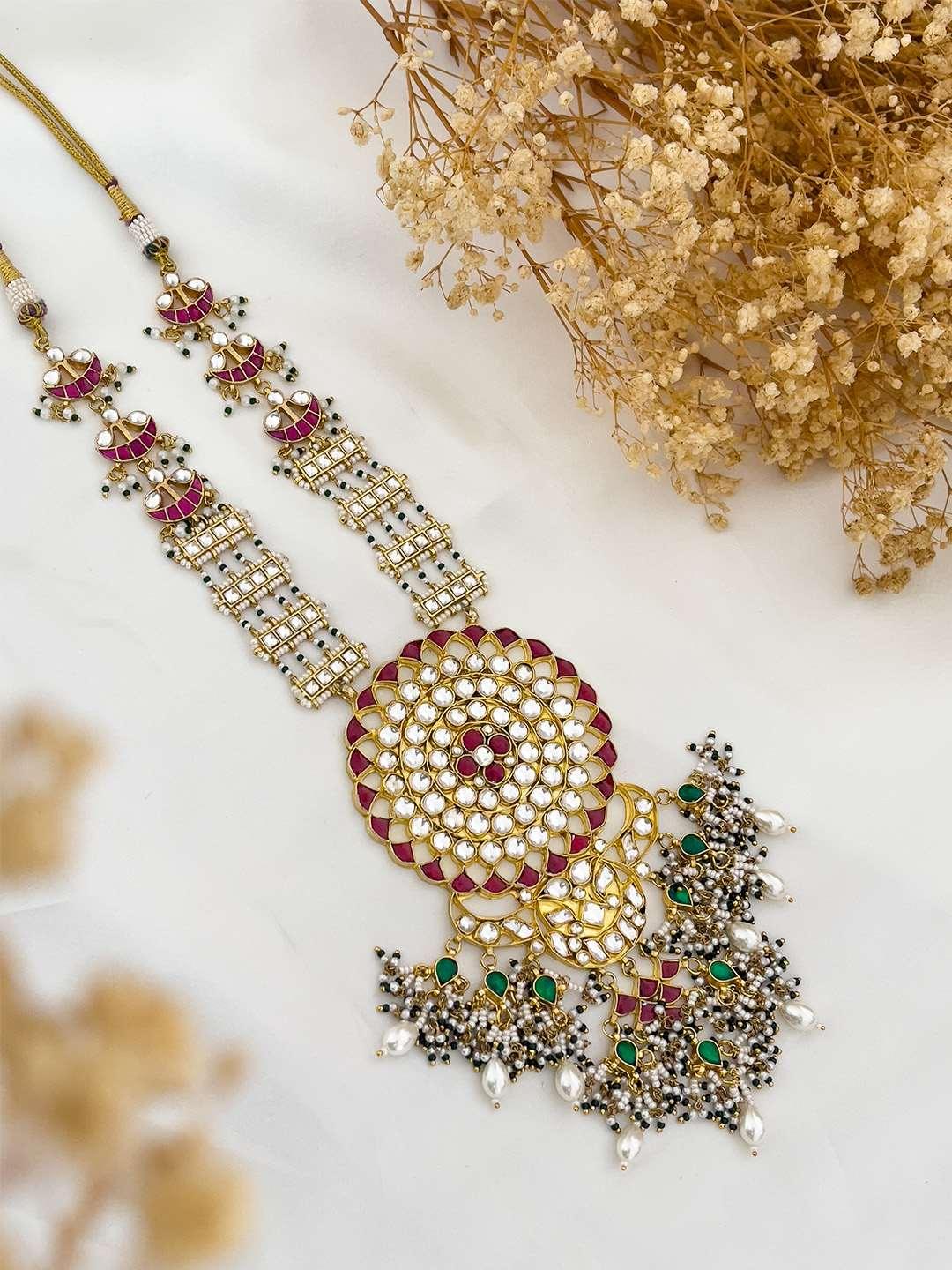 Ishhaara Pachi Kundan Rani Haar