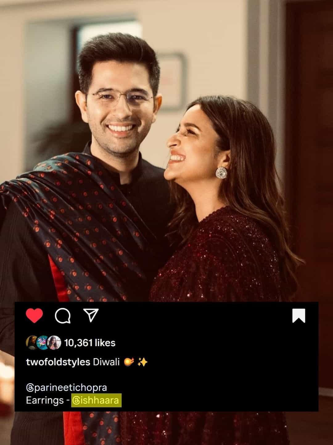Ishhaara Parineeti Chopra In Moissanite Ad Stud