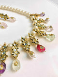 Ishhaara Pastel Long Drop Necklace