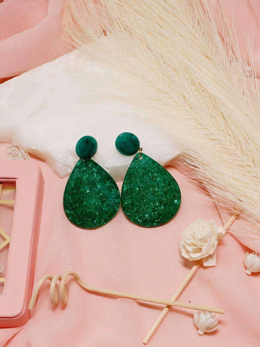 Ishhaara Pavitra Sagar In Aquamarine Earrings