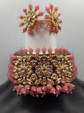 Ishhaara 3 Flower Motif Choker Onex Choker Necklace Set