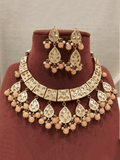 Ishhaara 3 Patch Moti Necklace Set
