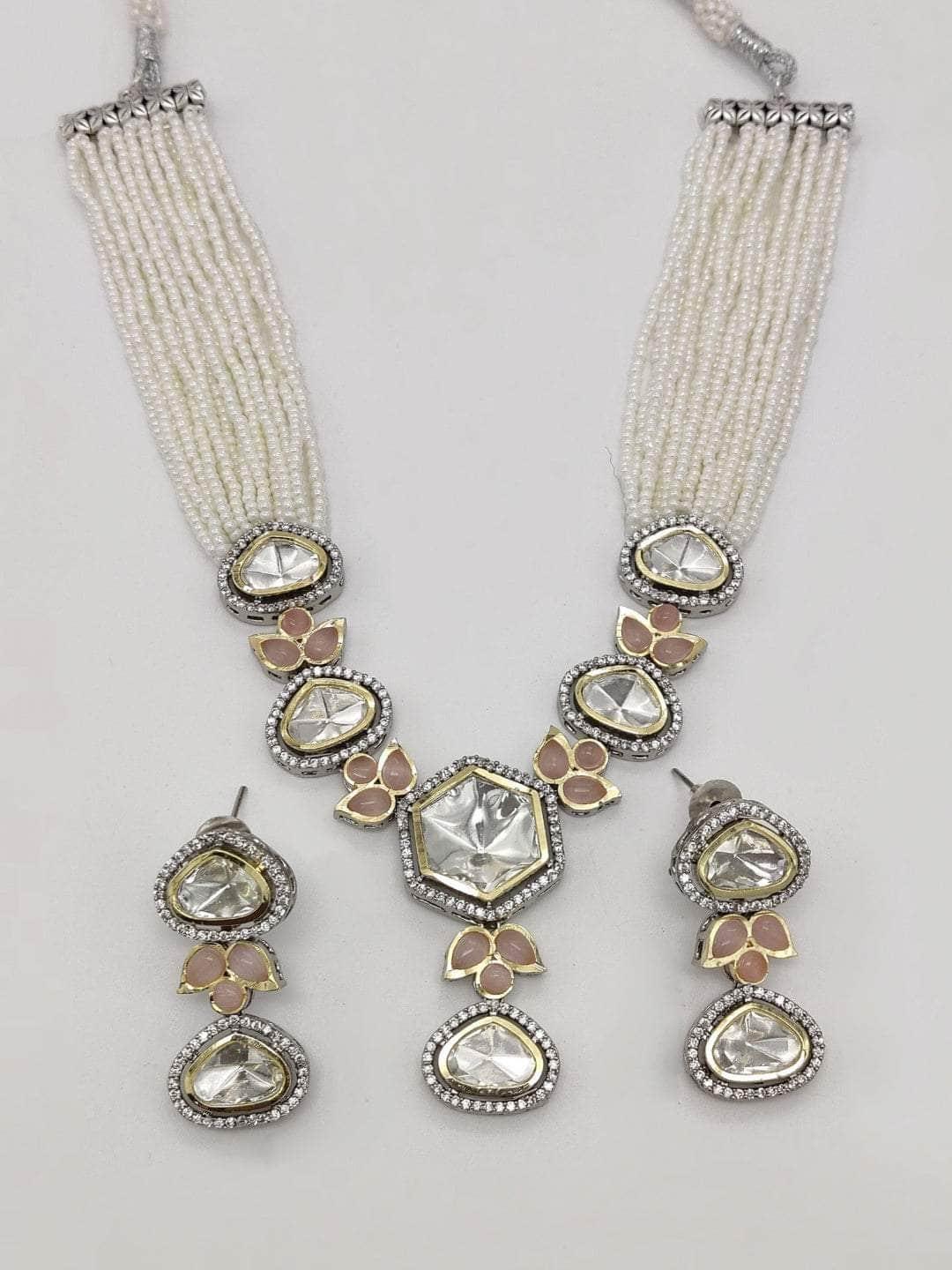 Ishhaara Cheed Beed Kundan Necklace