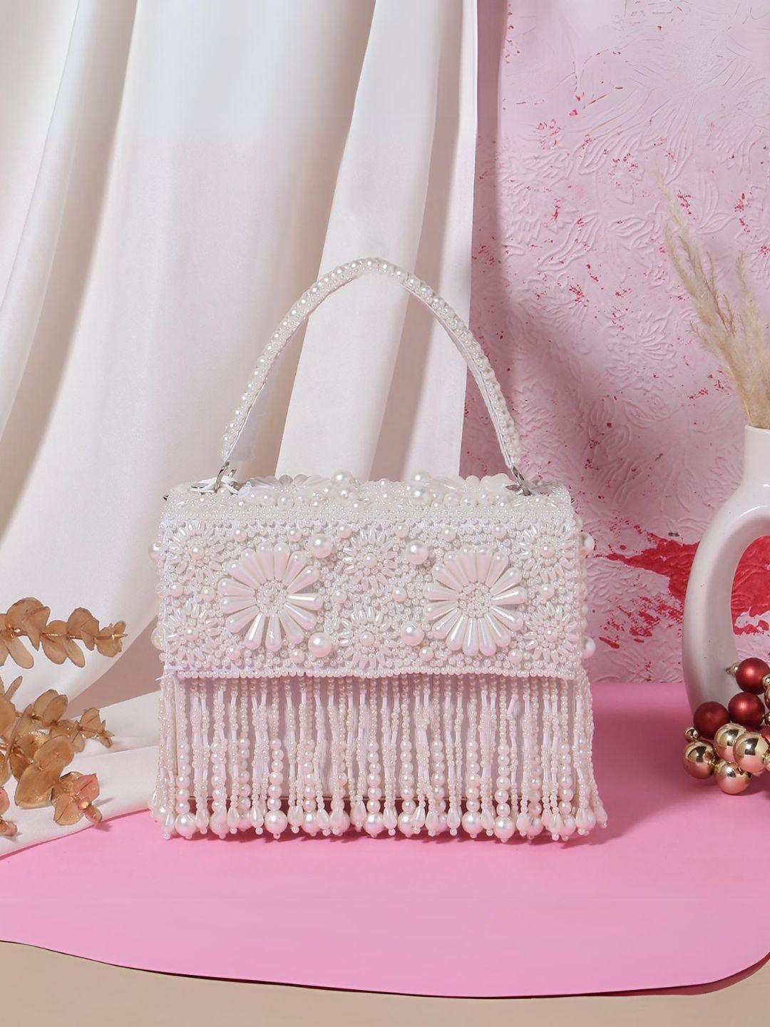 Ishhaara Pearl Box Clutch