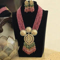 Ishhaara 3 Meena Round Kundan Drop Onex Set