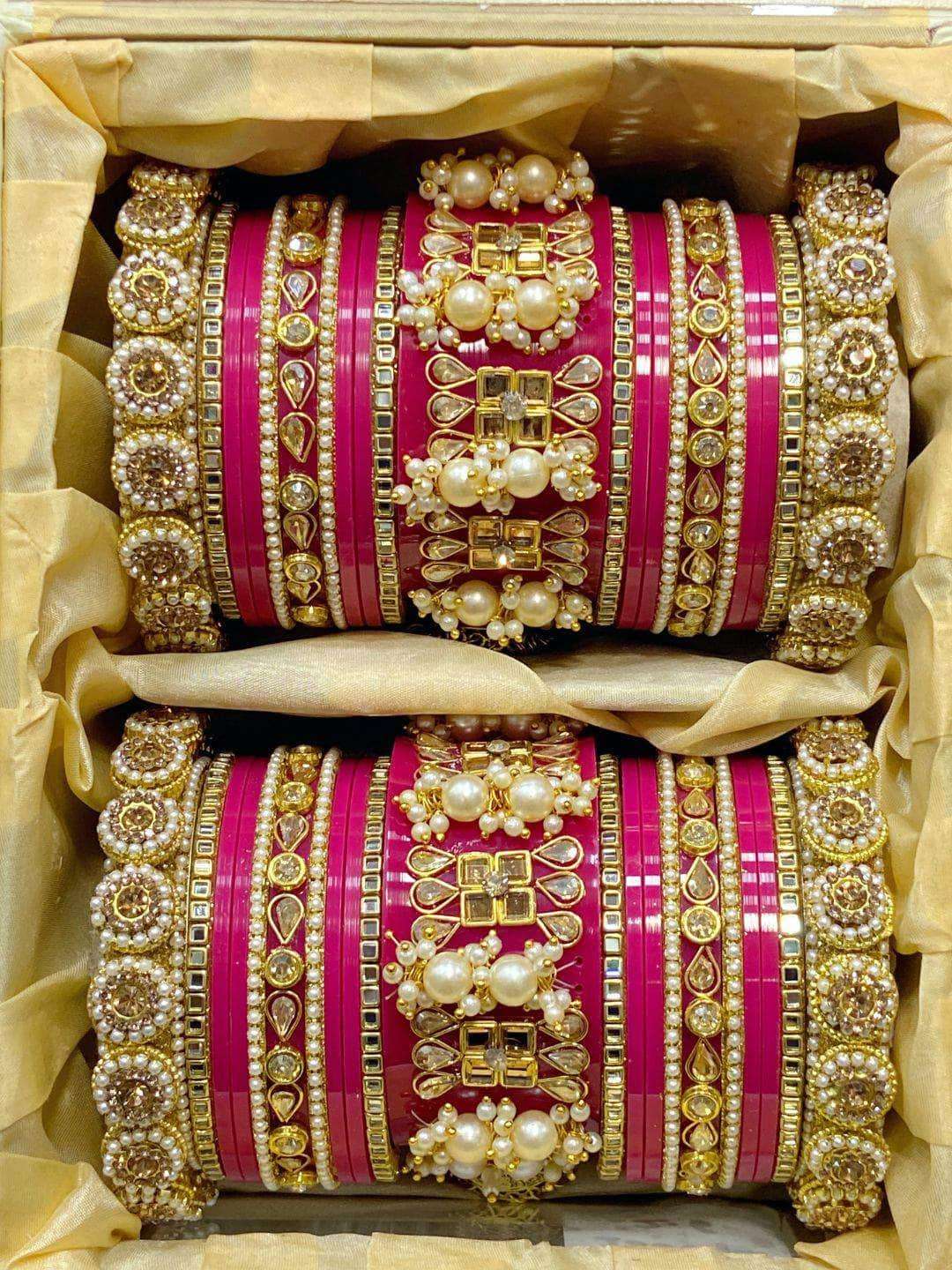 Ishhaara Pink Heavy Bridal Chooda