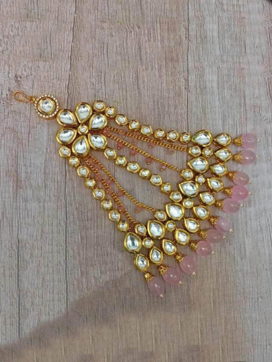 Ishhaara Kundan Gold Chain Jummer