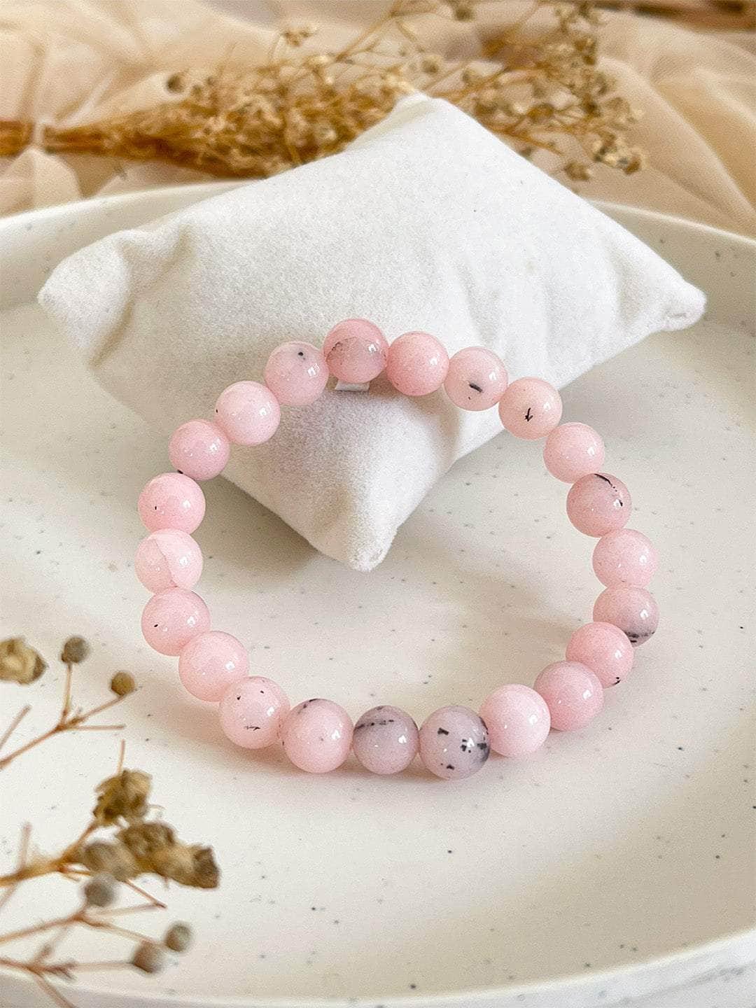 Ishhaara Pink Opal Bracelet