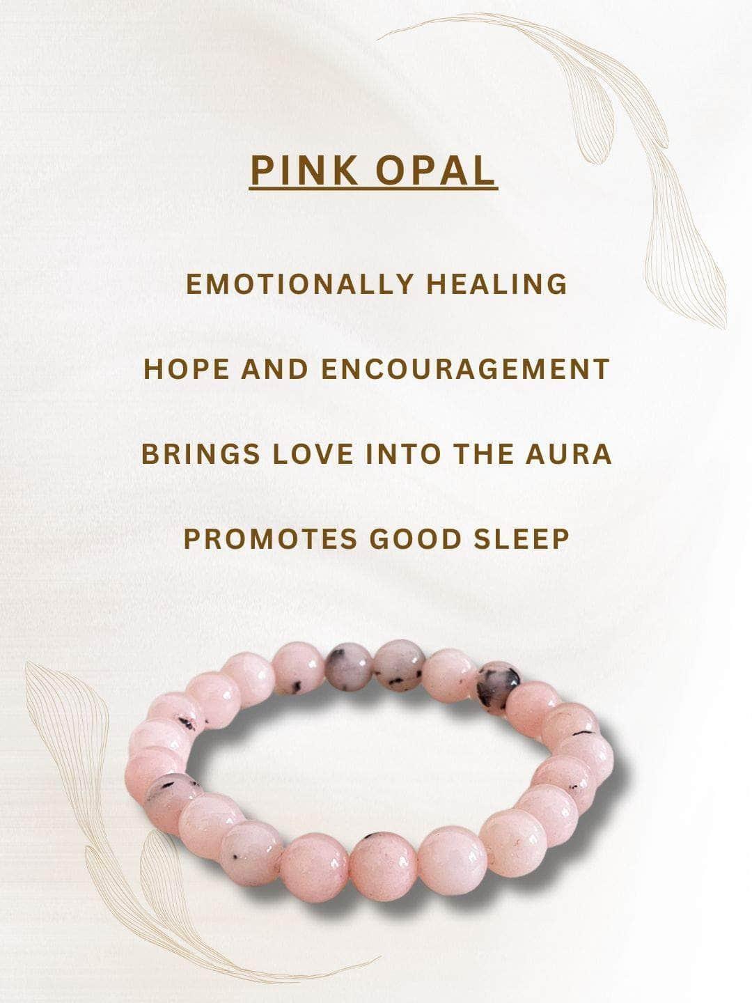Ishhaara Pink Opal Bracelet