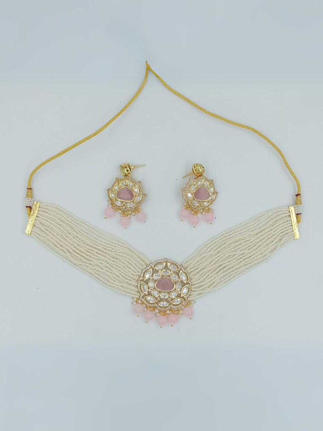 Ishhaara Oval Multistrand Pearl Patti Choker