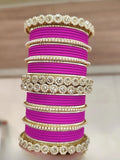 Ishhaara Pink Pearl And Kundan Studded Bridal Chooda