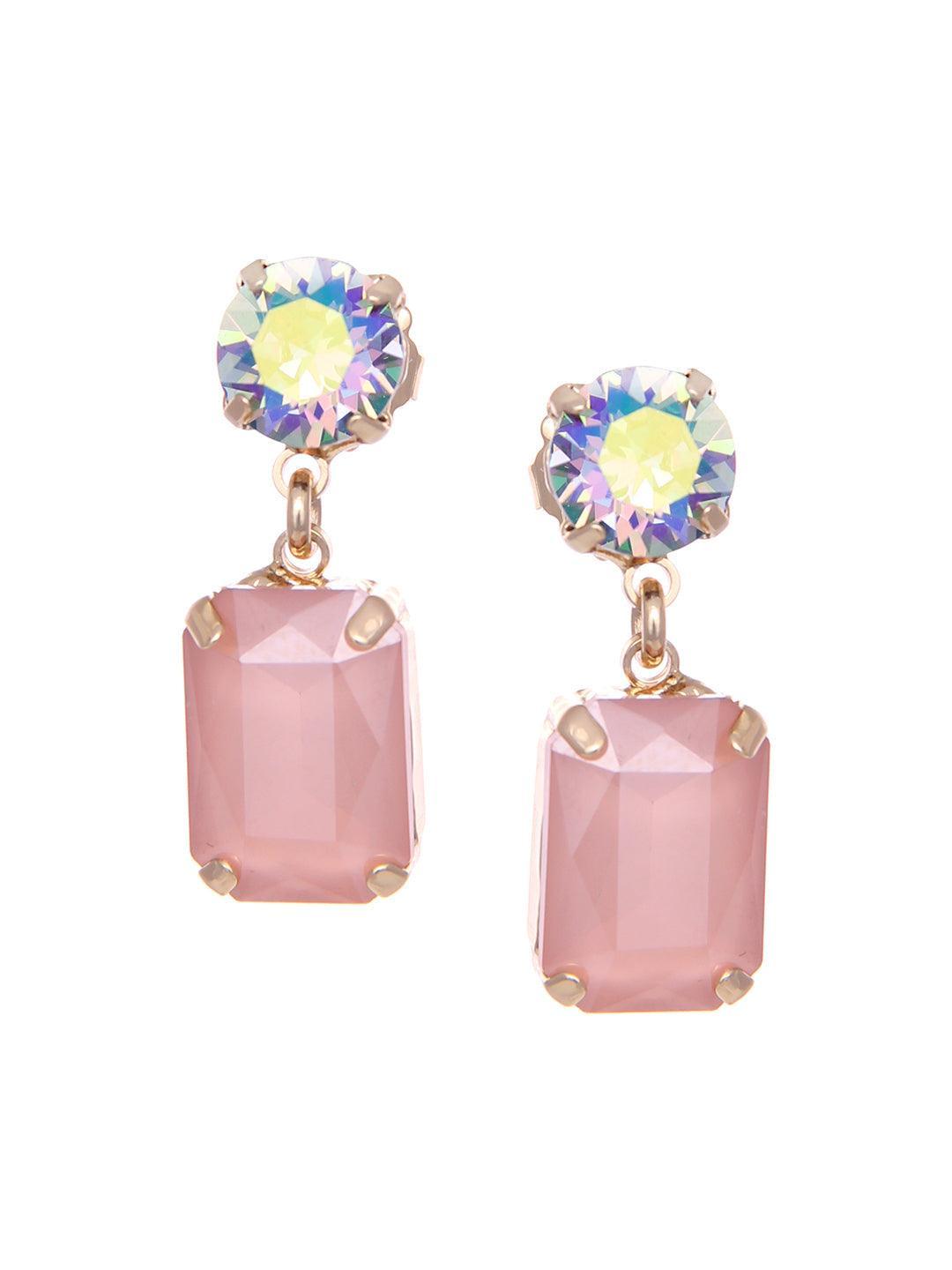 Ishhaara Shweta Tripathi Sharma In Irridescent Square Drop Earrings