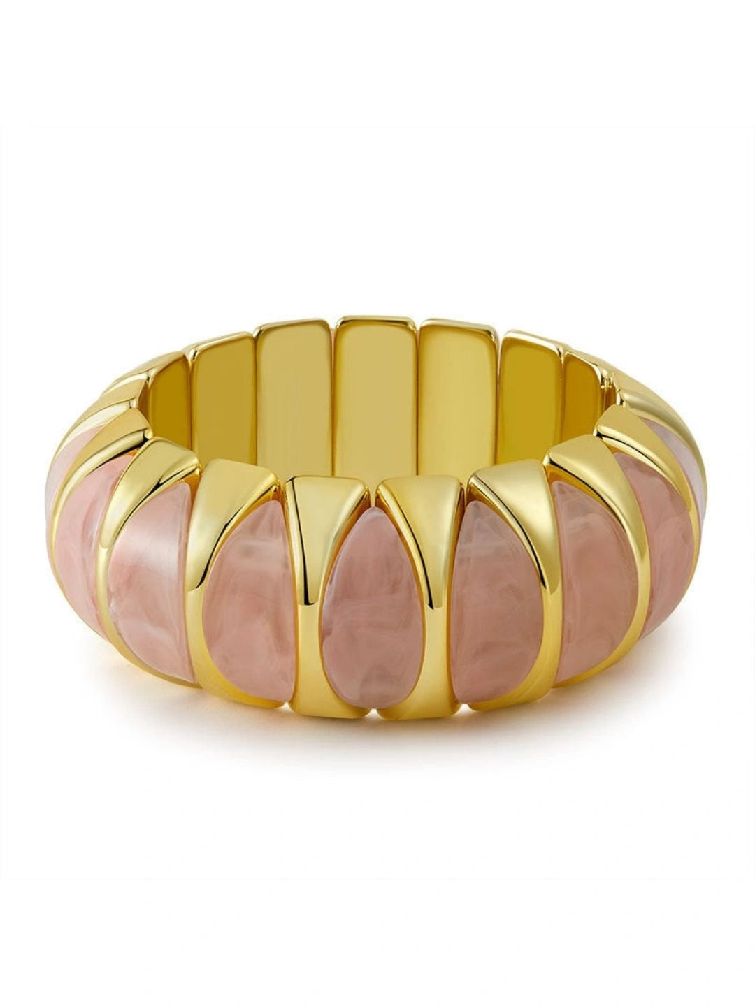 Ishhaara Pink Terra Petal Bracelet
