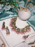 Ishhaara Triangular Kundan Pastel Set
