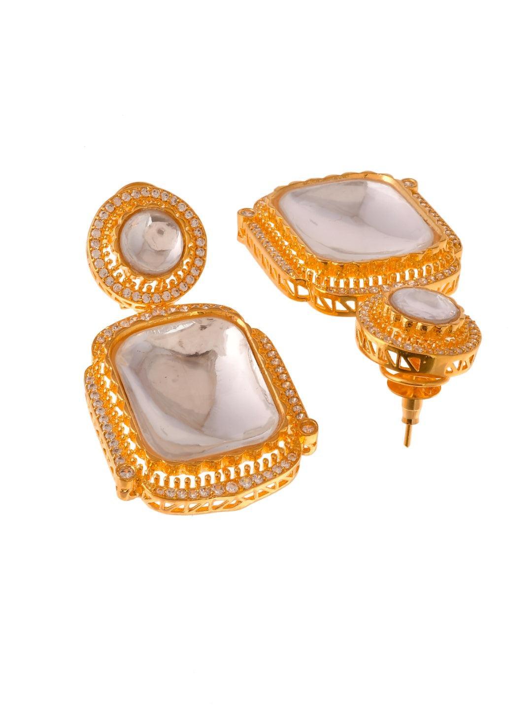 Ishhaara Polki Chunkey Pendant Necklace Set