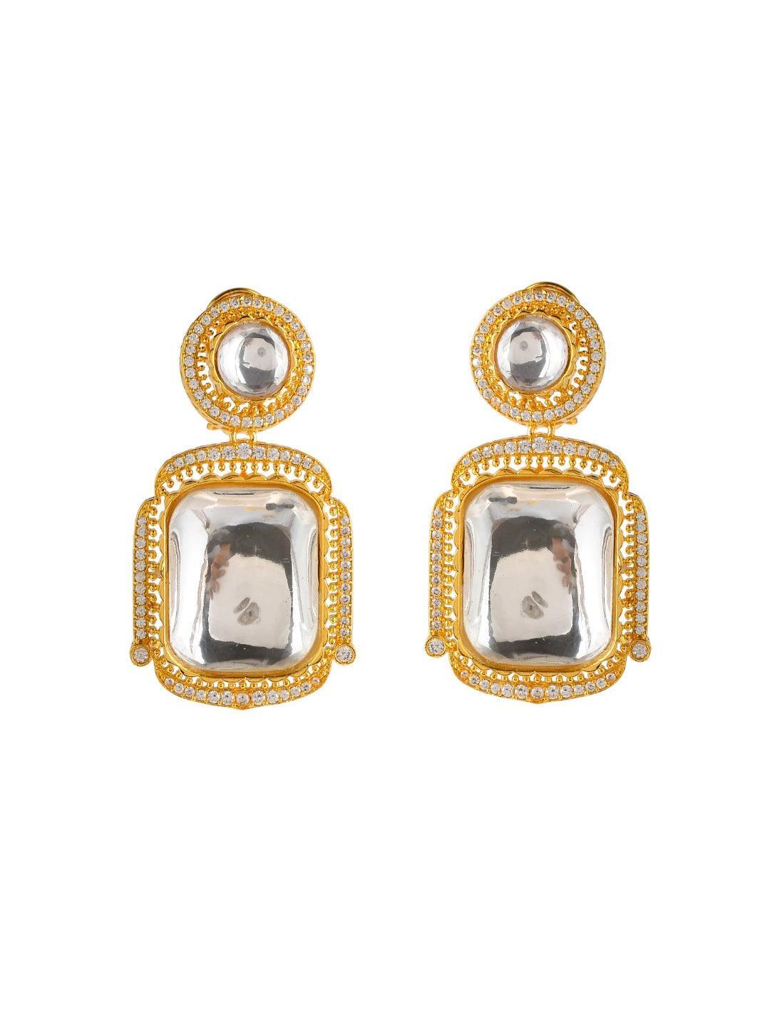 Ishhaara Polki Chunkey Pendant Necklace Set