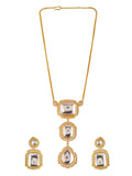 Ishhaara Polki Chunkey Pendant Necklace Set