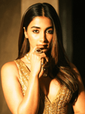 Ishhaara Pooja Hegde In Kundan Ruby Ring Red