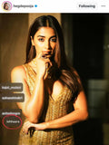 Ishhaara Pooja Hegde In Kundan Ruby Ring Red