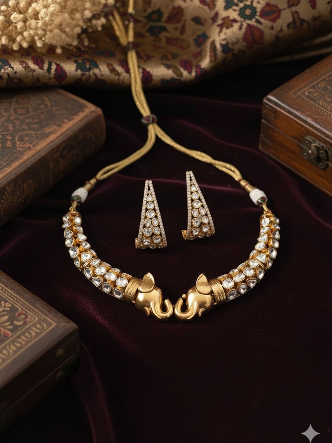 Ishhaara Premium Elephant Necklace