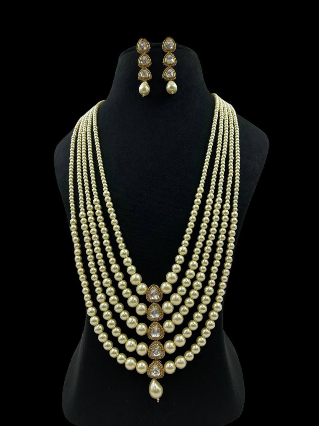 Buy Premium Multi Layered Pearl Necklace Online Ishhaara