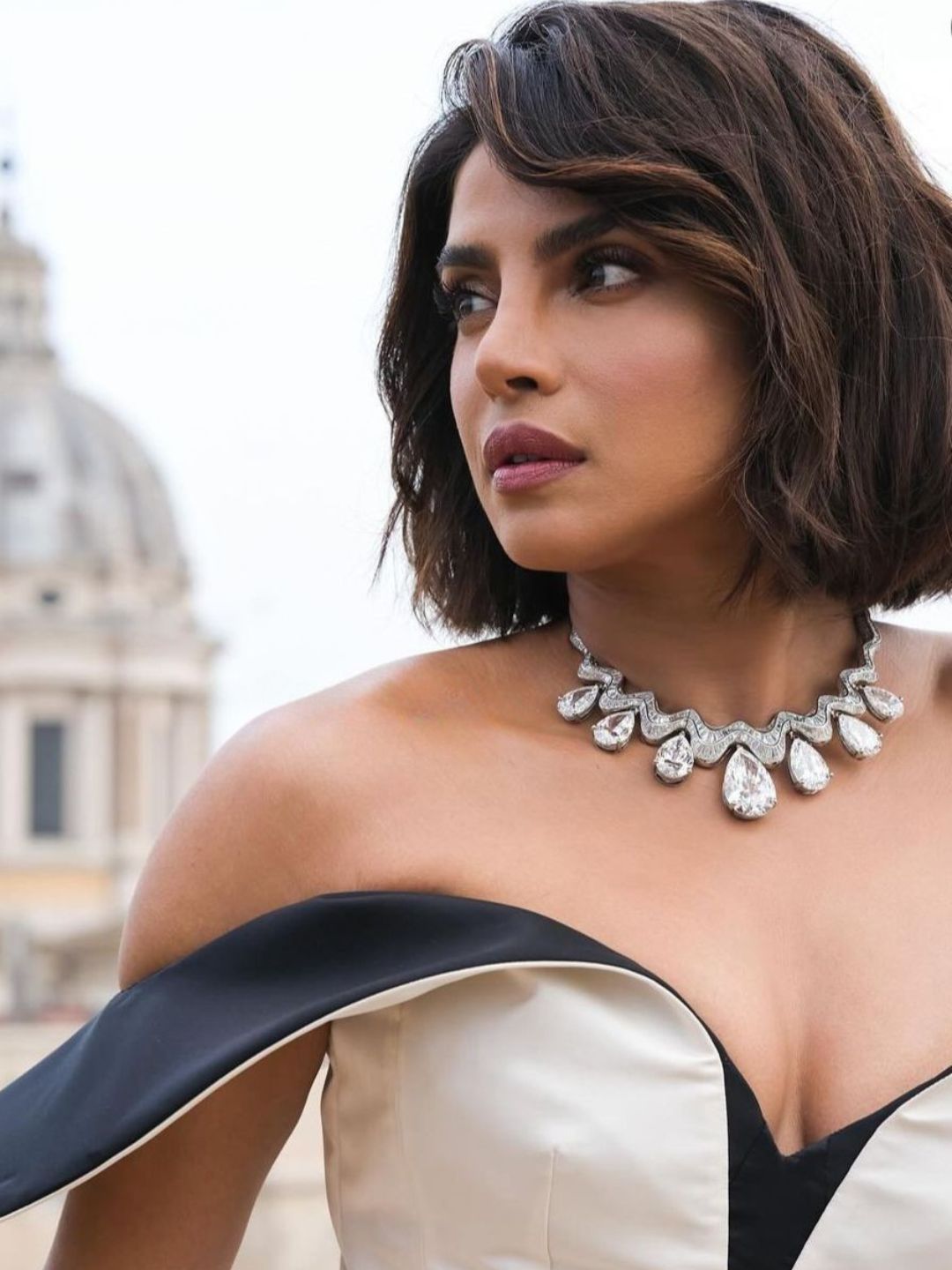 Ishhaara Priyanka Chopra Inspired Diamond Necklace Set