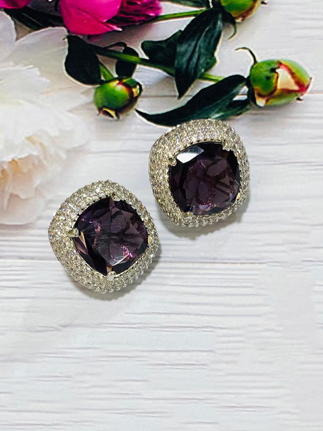 Ishhaara Square Stud Earrings