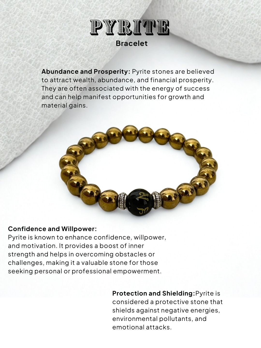Ishhaara Pyrite Bracelet