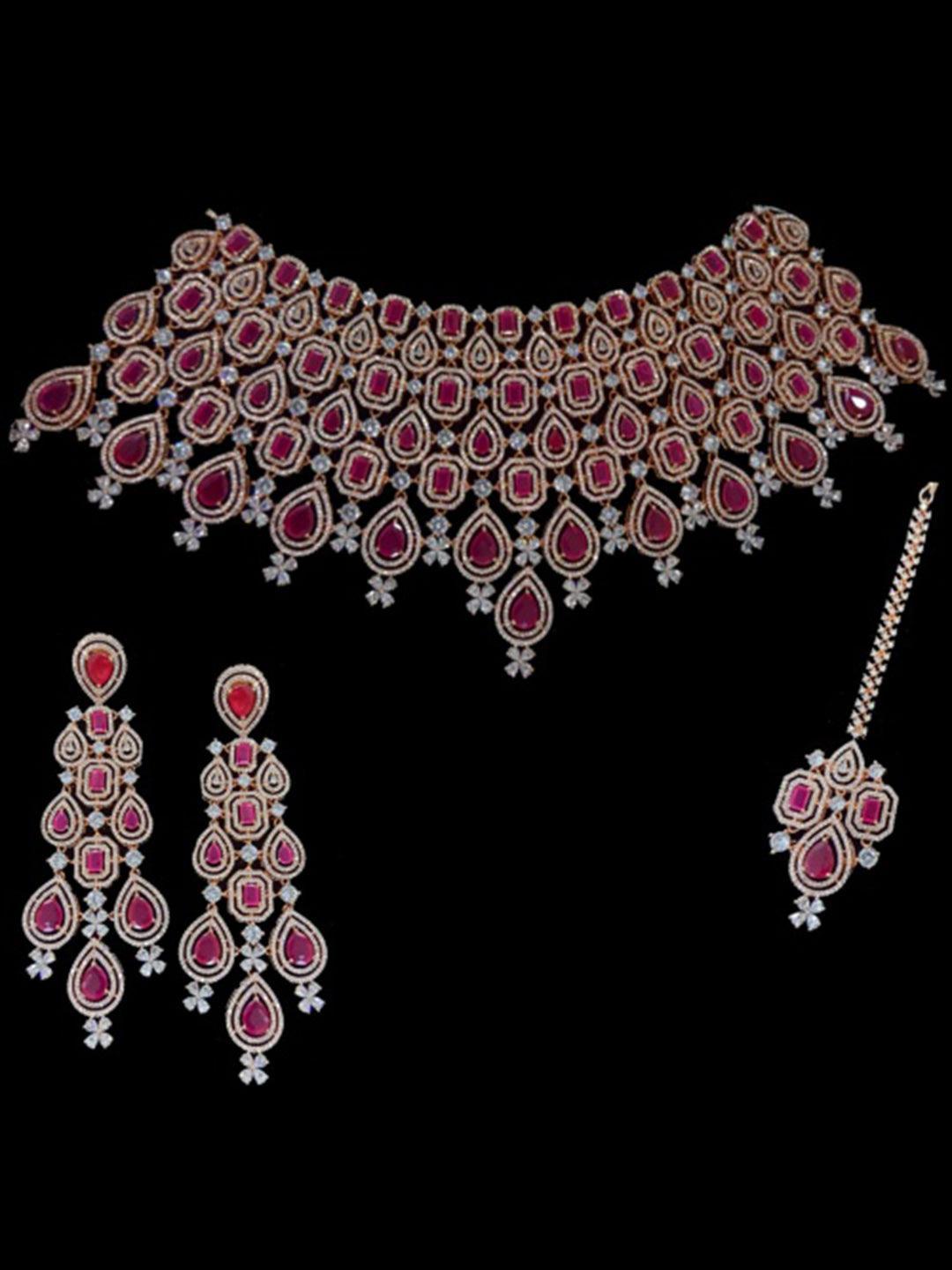 Ishhaara Ad Full Covered Bridal Necklace Set