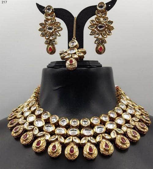 Ishhaara Antique Drop Choker Set