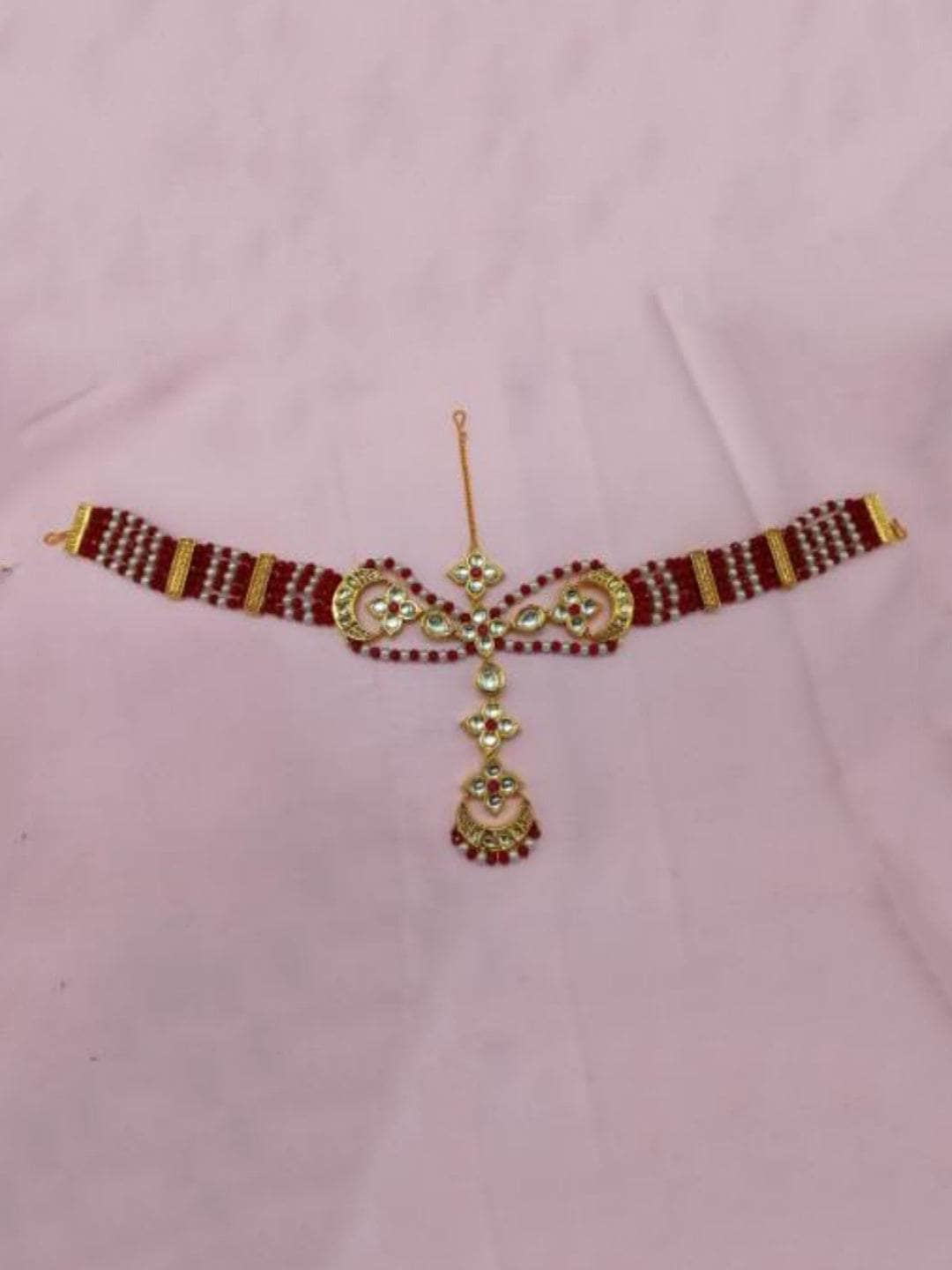 Ishhaara Colored Moti Sheesh Patti