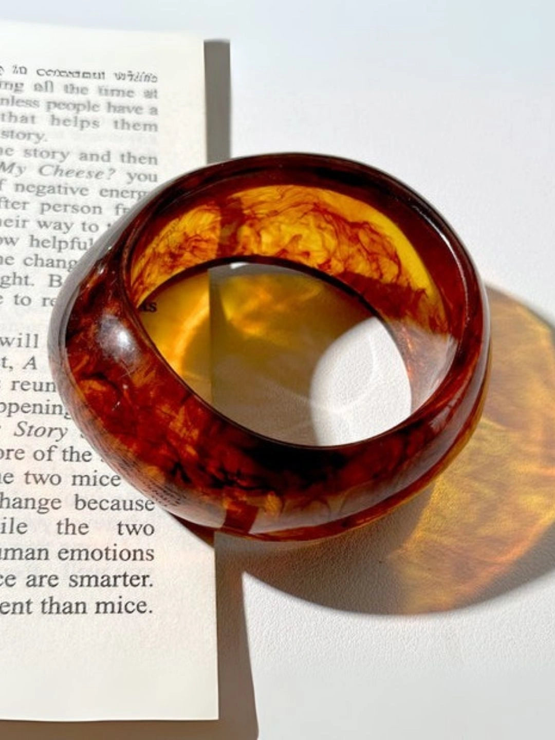 Ishhaara Red Emerald Swirl Bracelet