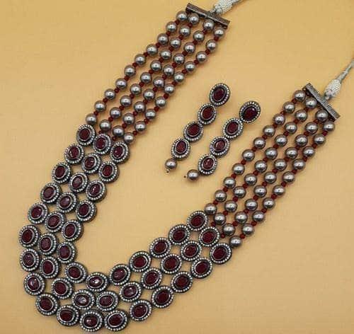 Ishhaara Layered Ad Kundan Necklace