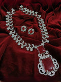 Ishhaara Red Neeta Ambani Inspired Emerald Necklace