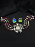 Ishhaara Pearl Beaded Kundan Choker Set
