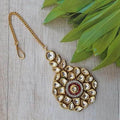 Ishhaara Round Meena Ad Kundan Teeka