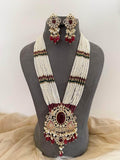 Ishhaara Victorian Necklace With Monalisa Beads