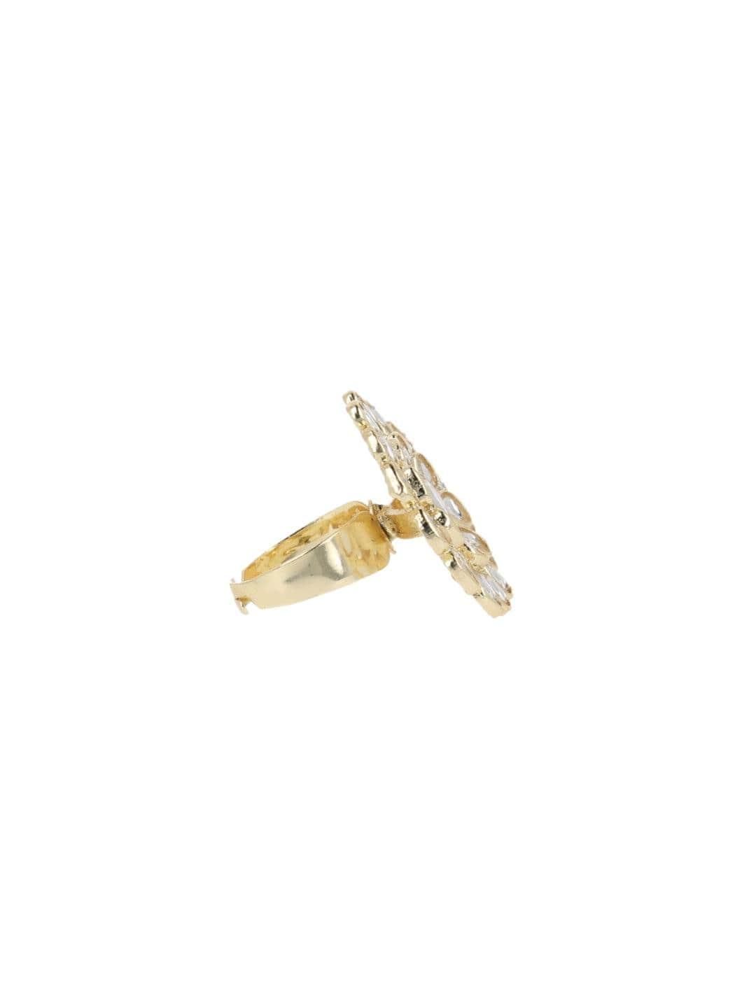 Ishhaara Round Dabi Kundan Ring