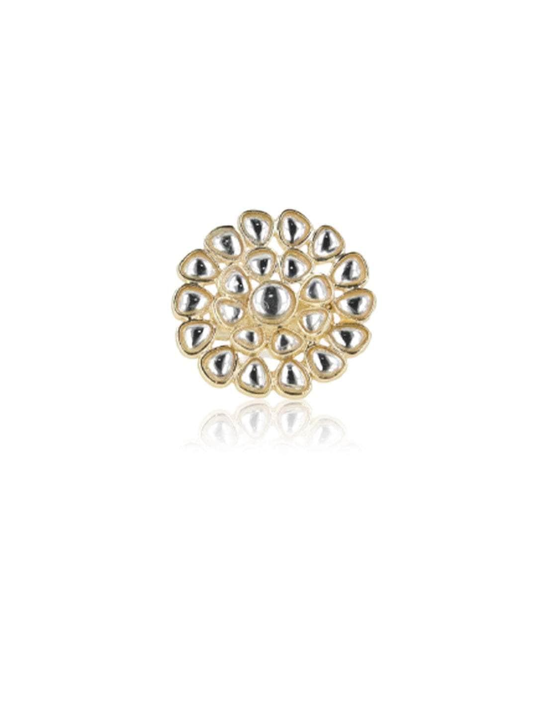 Ishhaara Round Dabi Kundan Ring