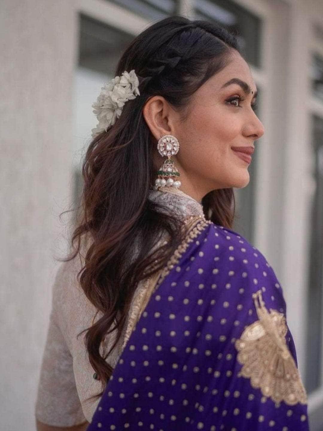 Ishhaara Round Stud Polki Jumka