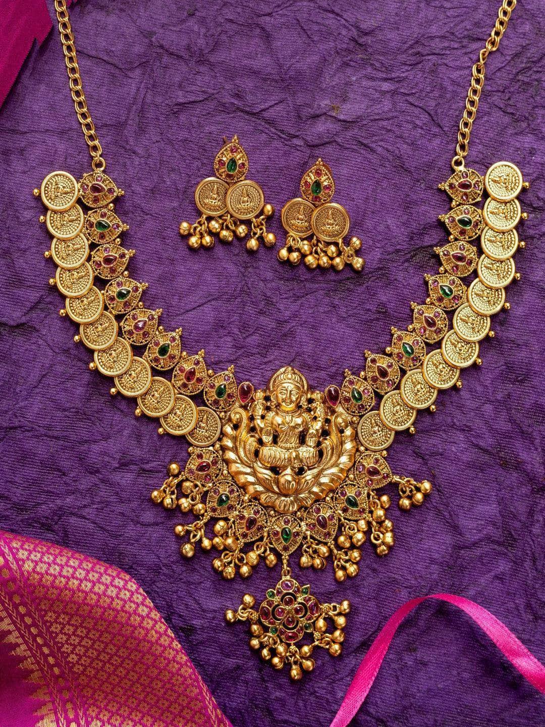Ishhaara Semi Precious Goddess Necklace
