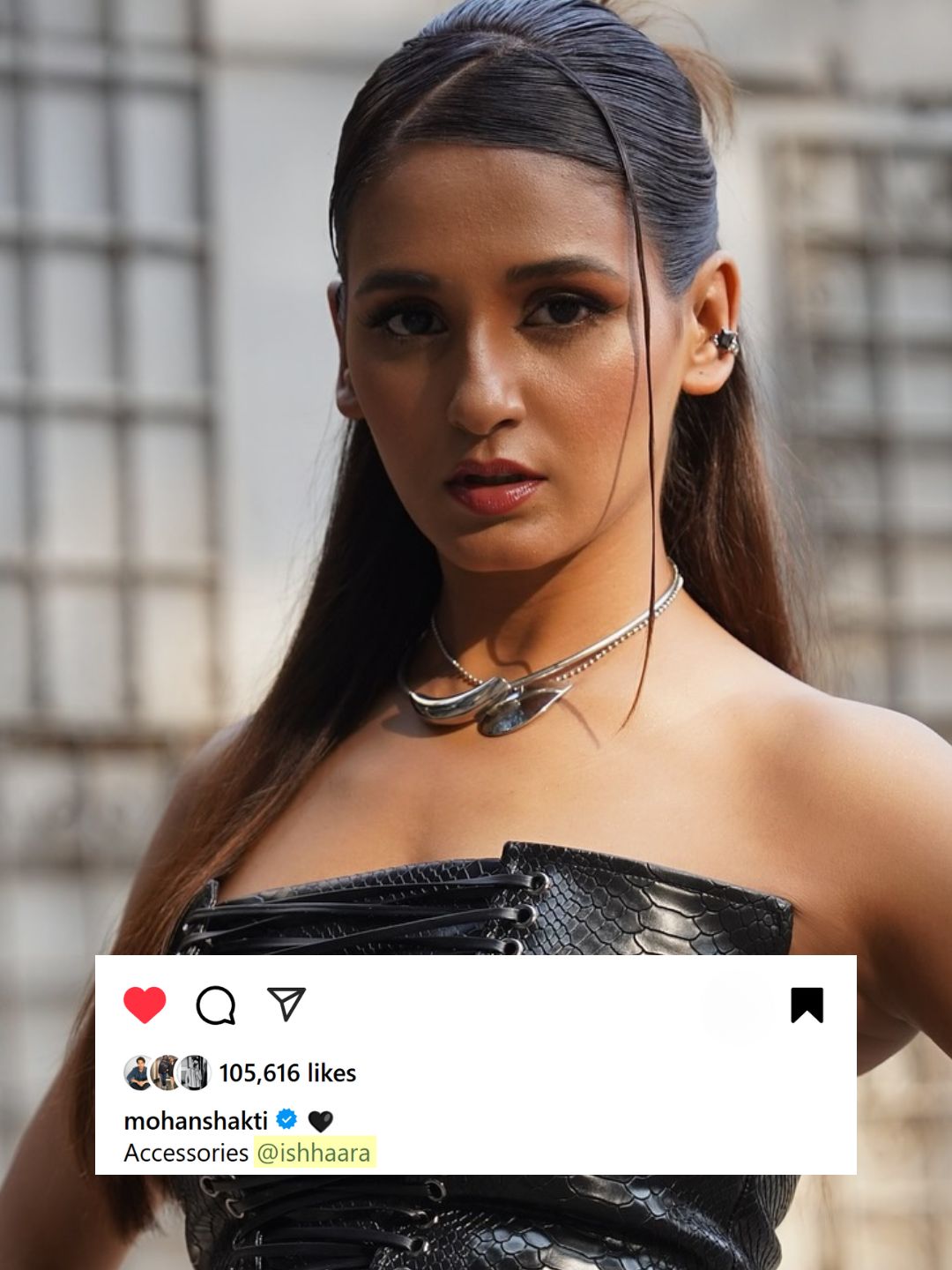 Ishhaara Shakti Mohan In Geometric Rounded Choker