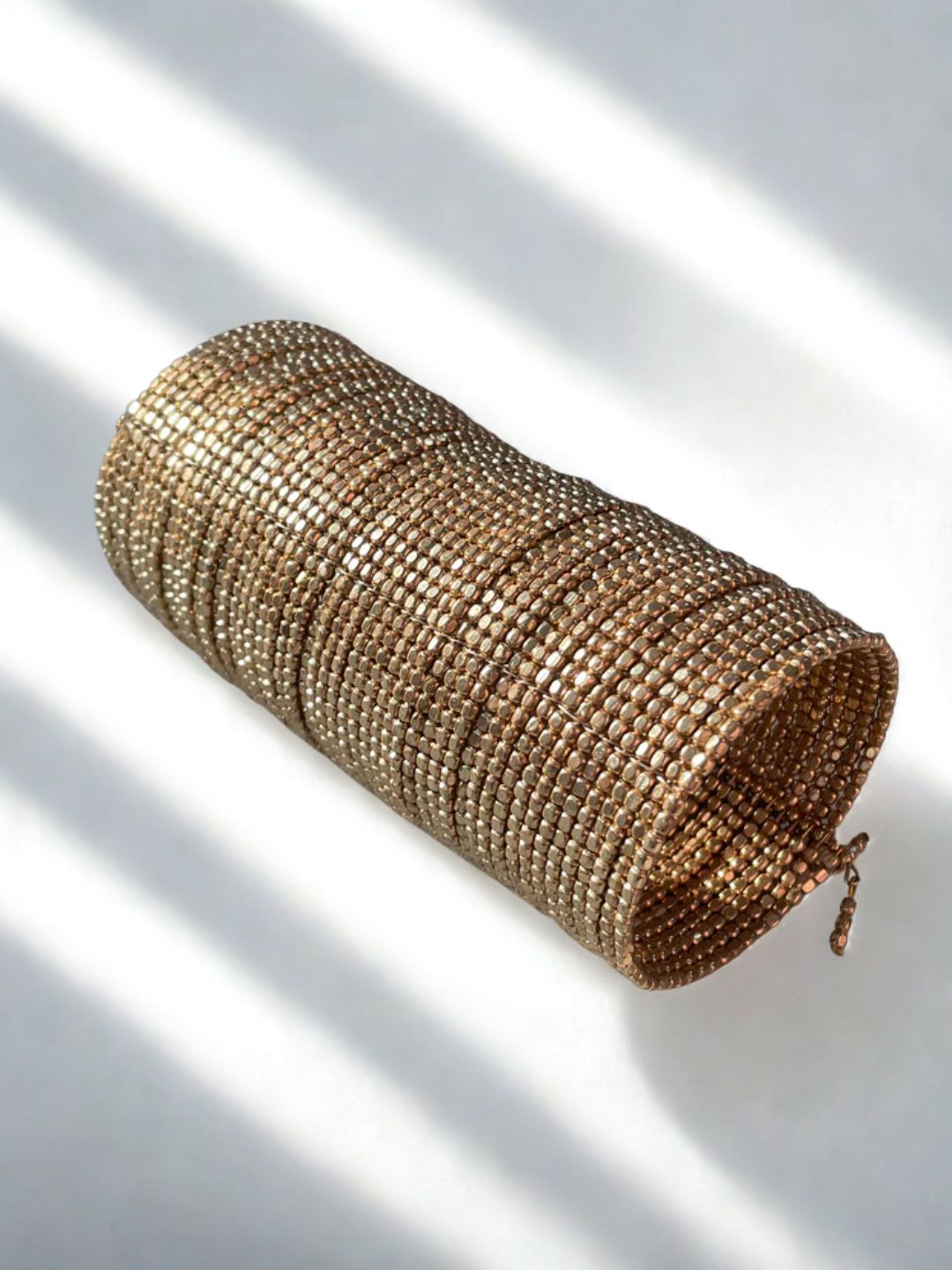 Ishhaara Shimmering Gold Cuff Bracelet